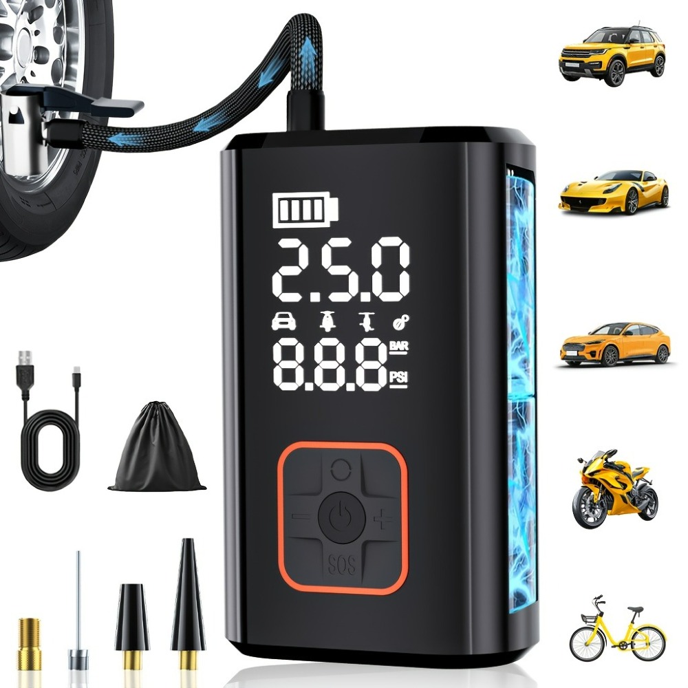 Air Compressor Portable - Portable Air Compressor Cordless Car Tyre