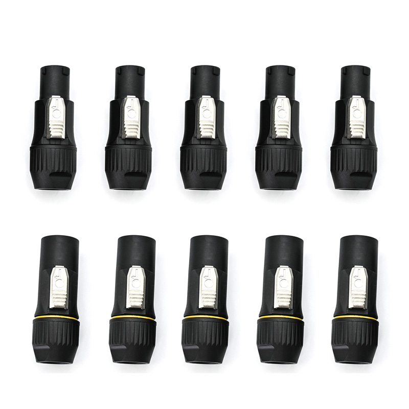 Outdoor Power Hub - 10pcs Waterproof Powercon True Power Connector
