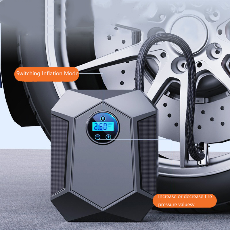 DC12V Portable Wired Car Tire  - Air Compressor Portable 评论和价格
