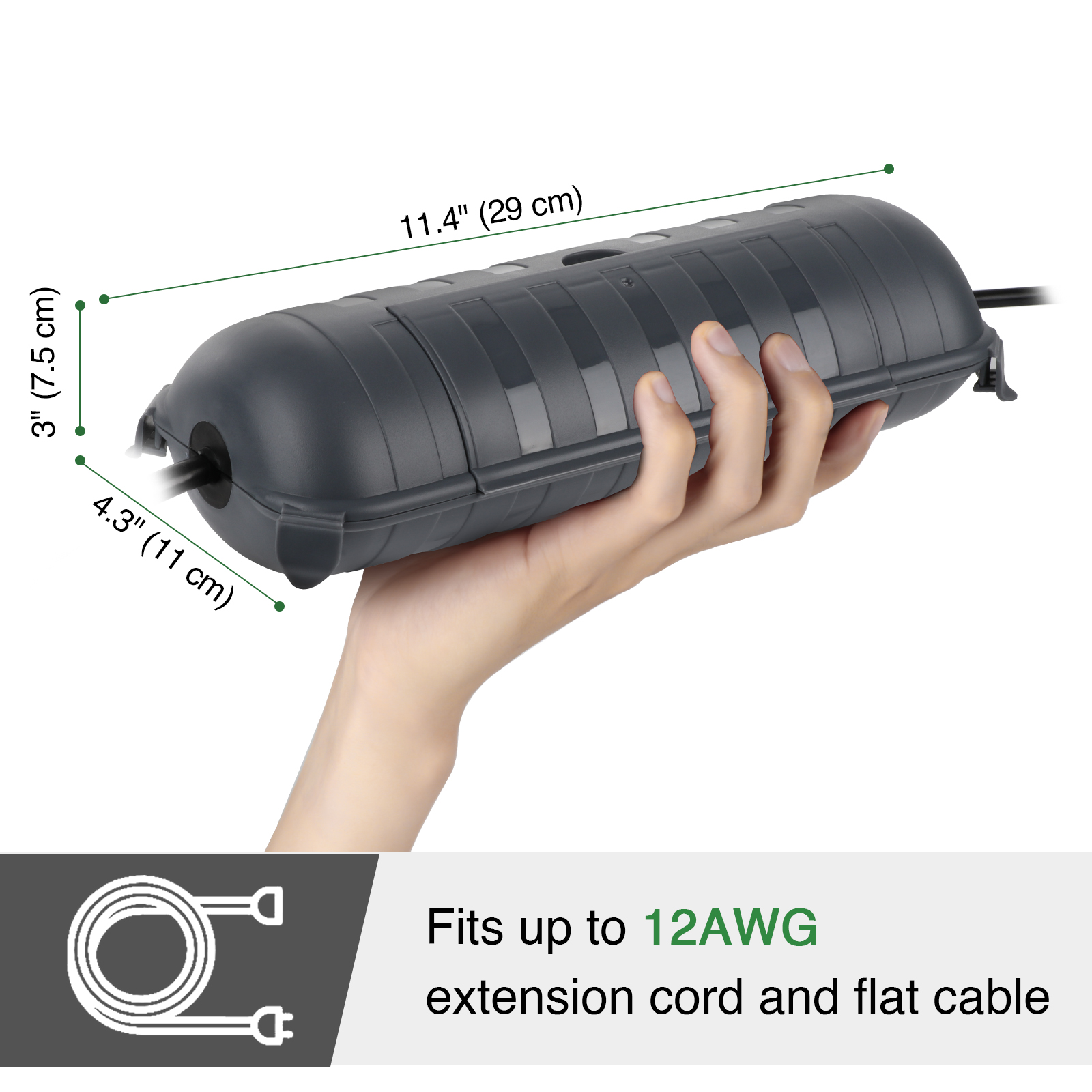 Large Weatherproof Outdoor Ele - Outdoor Power Hub 评论和价格