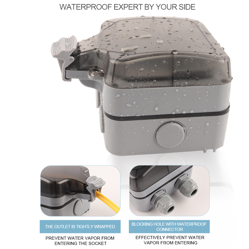 IP66 EU Germany Standard Water - Outdoor Power Outlet Waterproof 评论和价格