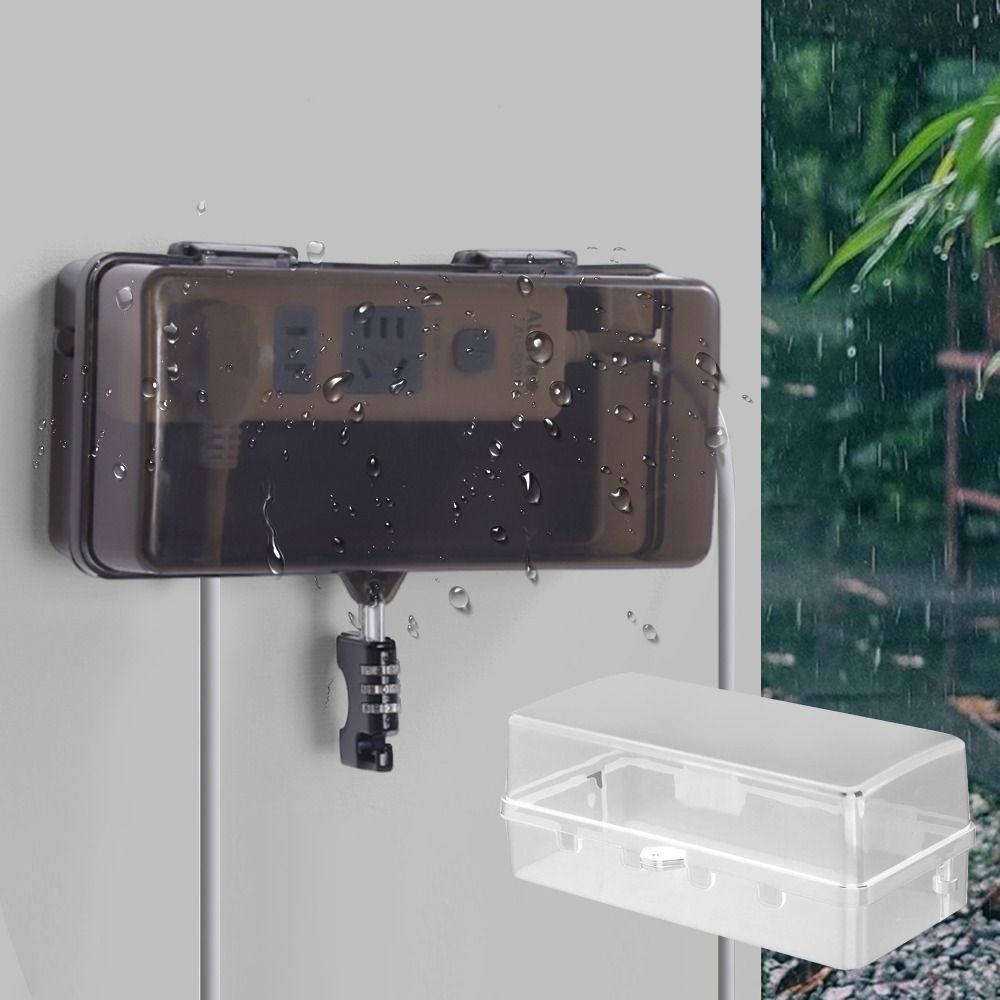 Durable Plastic Plug Box Anti- - Outdoor Power Outlet Waterproof 评论和价格