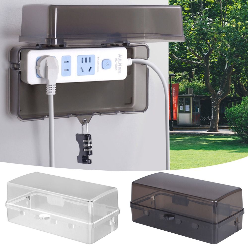 Durable Plastic Plug Box Anti- - Outdoor Power Outlet Waterproof 评论和价格