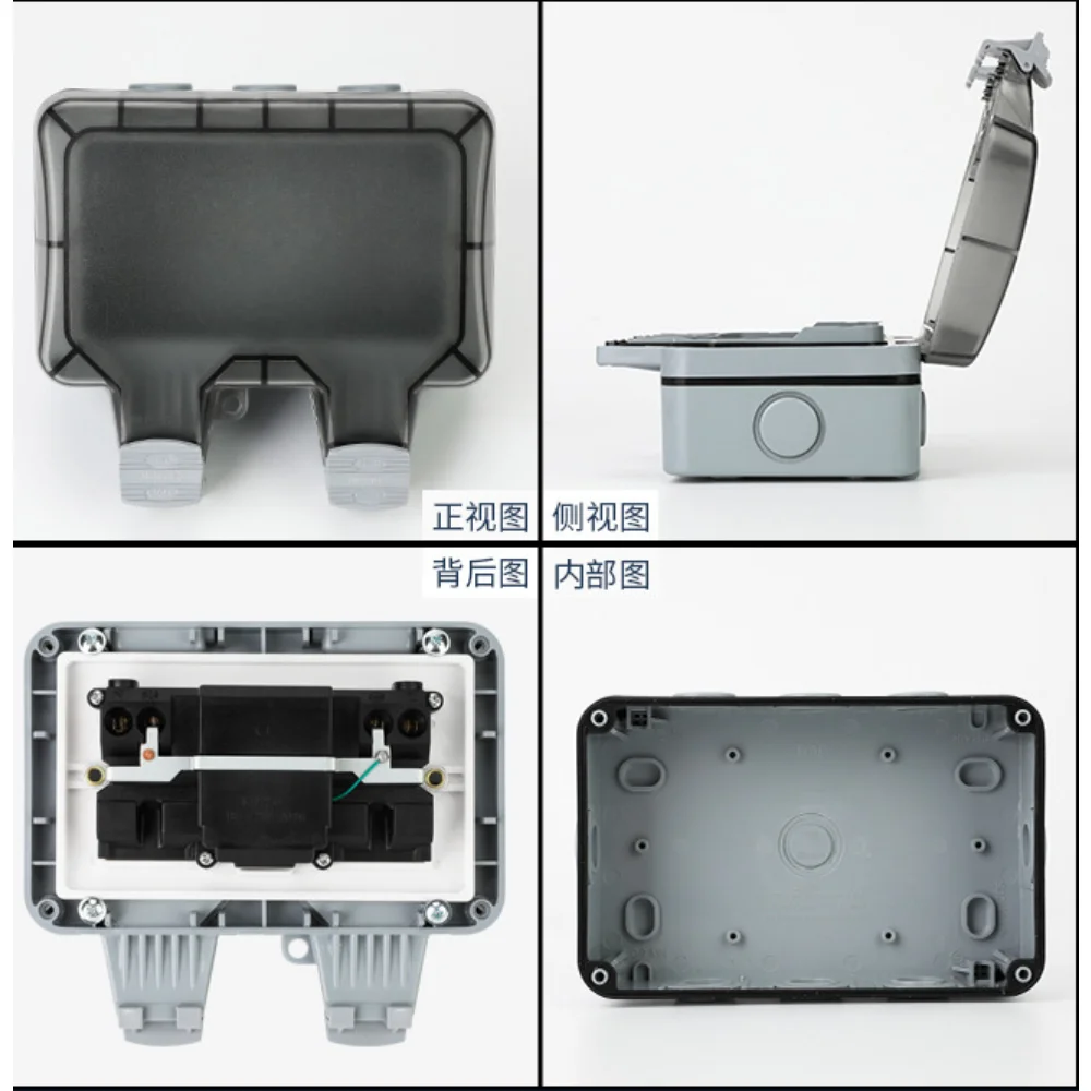 EU KR Outdoor Wall Waterproof  - Outdoor Power Outlet Waterproof 评论和价格