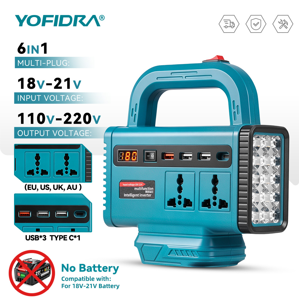 YOFIDRA 220V Portable Power In - Outdoor Power Hub 评论和价格