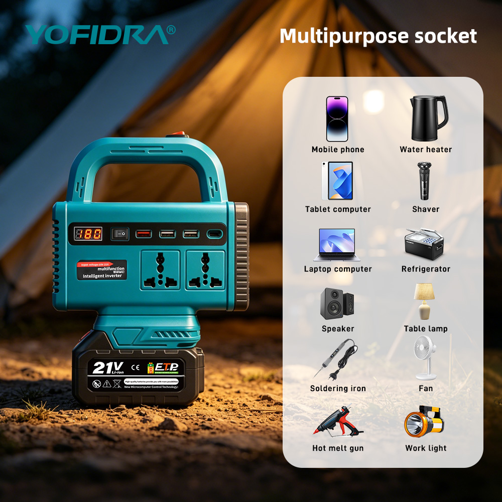 YOFIDRA 220V Portable Power In - Outdoor Power Hub 评论和价格