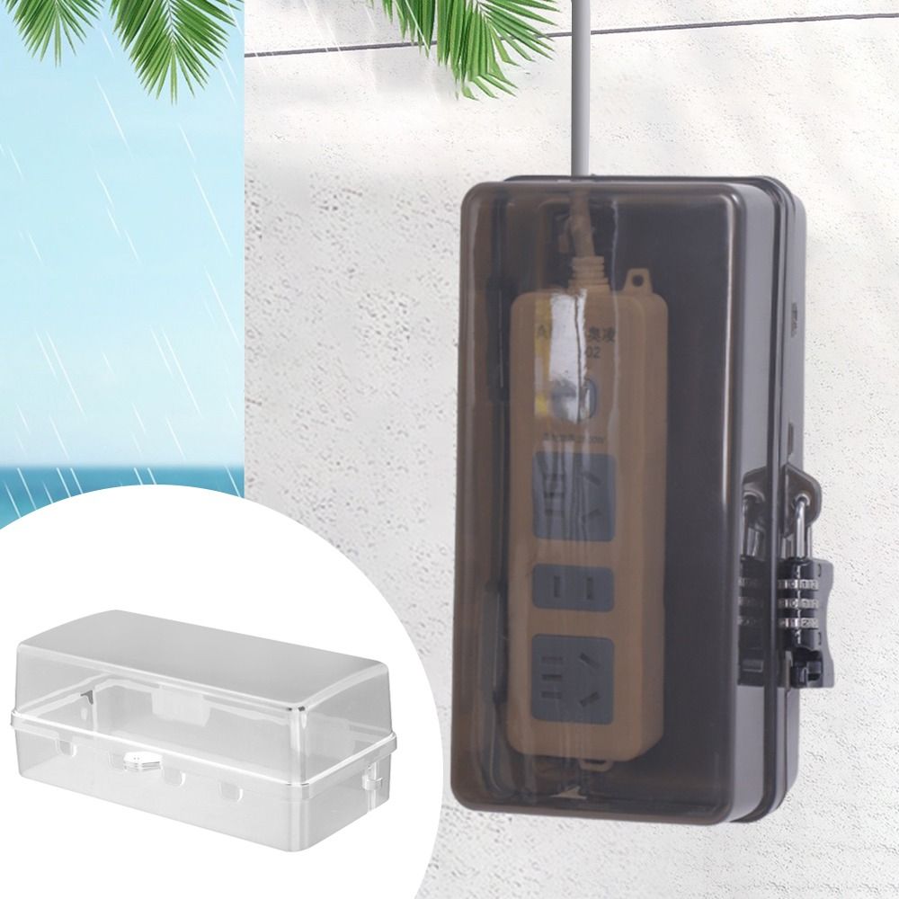 Portable Plastic Plug Box Anti - Outdoor Power Outlet Waterproof 评论和价格