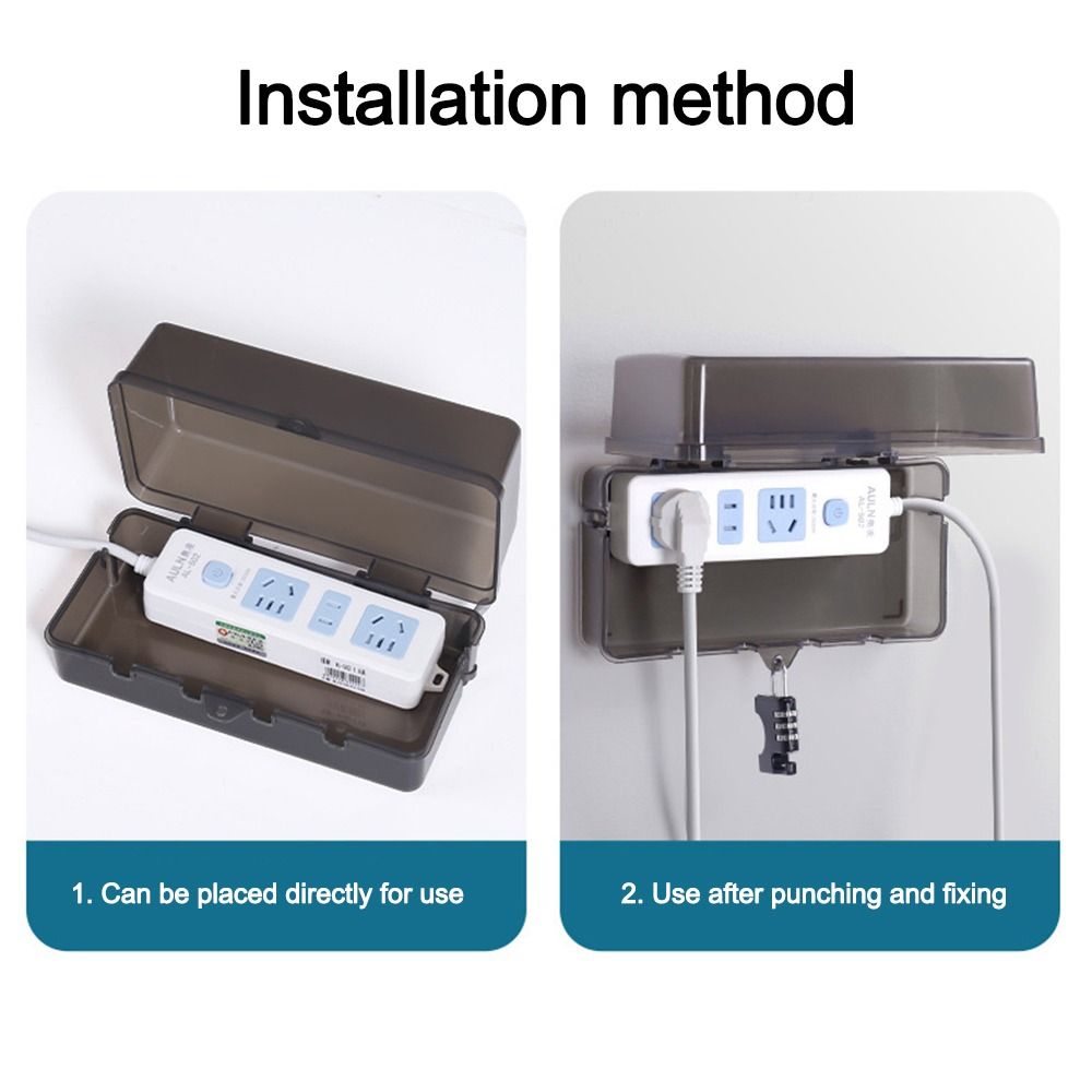 Portable Plastic Plug Box Anti - Outdoor Power Outlet Waterproof 评论和价格